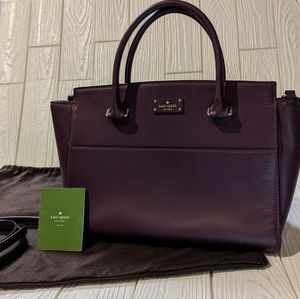 Kate Spade Purple Satchel Purse